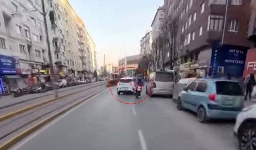 Eskişehir'de "kamera çekiyor mu" diye sordu, saniyeler sonra ölümden döndü!