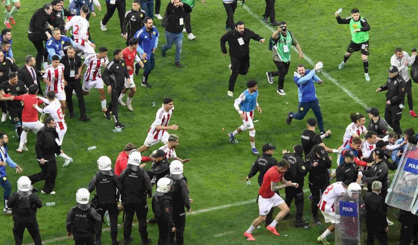 Eskişehir'de maç olaylı bitti
