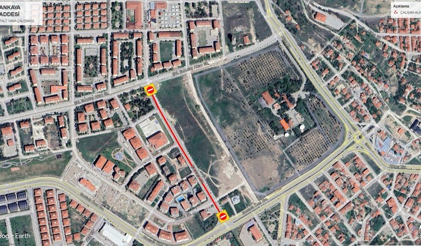 Eskişehir'de Çankaya Caddesi trafiğe kapatılacak