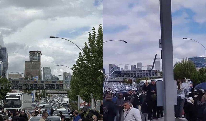 CHP Genel Merkezi'ne polis müdahalesi: Eskişehir yolu trafiğe kapatıldı