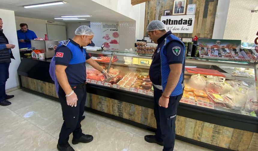 Eskişehir'de bayram öncesi sıkı denetim: Fırın, kasap ve imalathaneler kontrol edildi