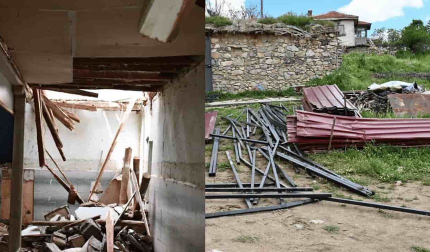 Eskişehir'de bir köyü hortum yıkıp geçmişti: İnceleme yapıldı