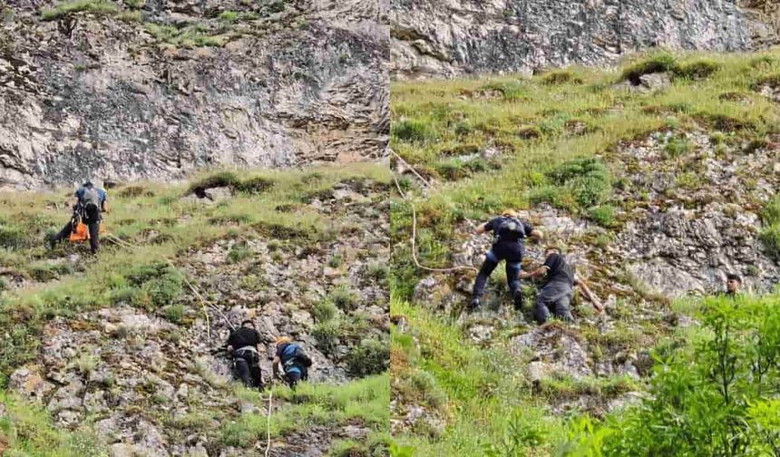 Eskişehir'de iki genç tırmandıkları dik yamaçta mahsur kaldı