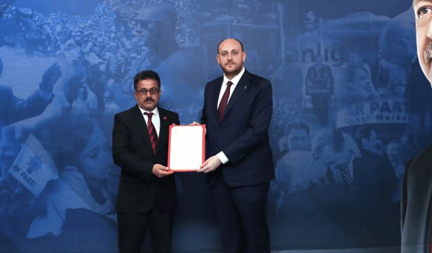 AK Parti İnönü İlçe Başkanlığına yeni atama