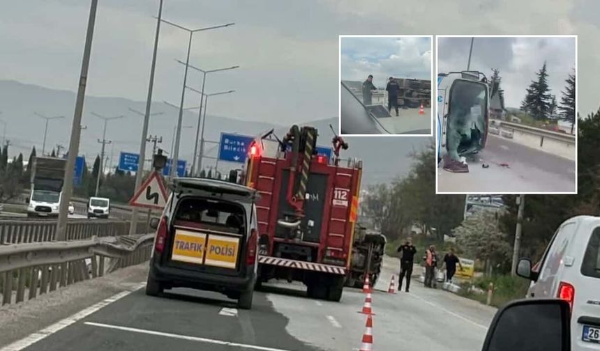 Eskişehir yolunda zincirleme kaza