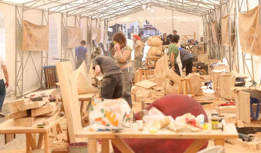 Odunpazarı’nda 9. Uluslararası Ahşap Heykel Festivali başlıyor