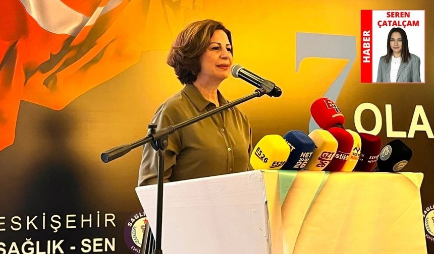 Ayşe Ünlüce: “Sağlık emekçilerinin sorunlarının çözümünde sendikalar büyük önem taşıyor”