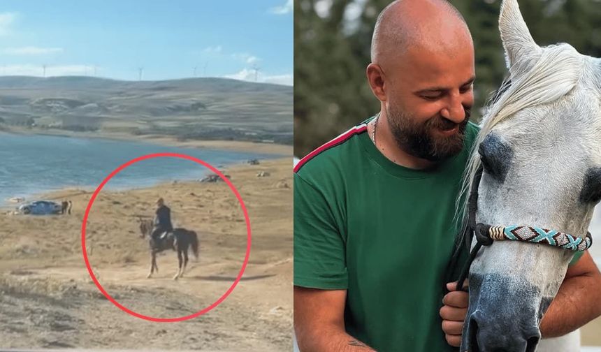 Eskişehir'de 34 yaşındaki adam atıyla boğularak can vermişti: Son görüntüleri ortaya çıktı