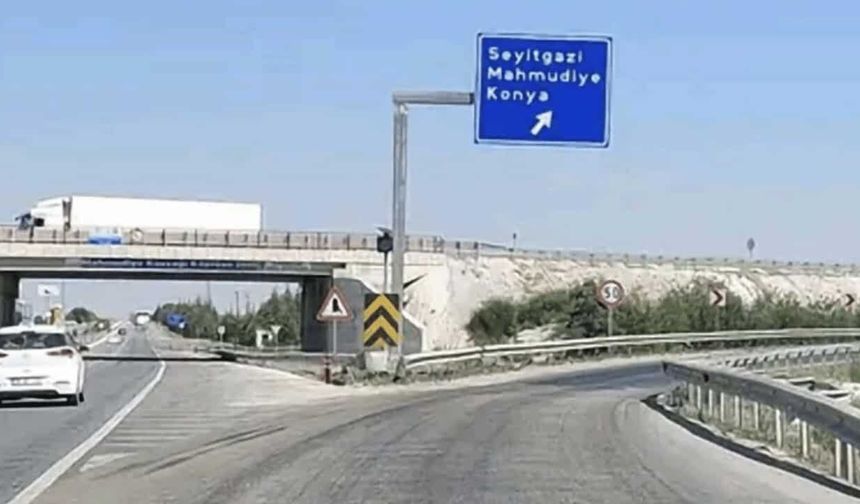 Eskişehir-Ankara yolunda tabela tepkisi: "Yol ayrımında Emirdağ tabelası istiyoruz"
