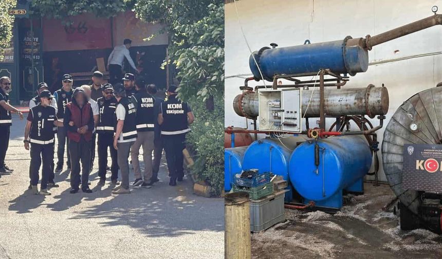 Eskişehir'deki iş yerine şafak operasyonu: 4 şüpheli yakalandı, işletme mühürlendi