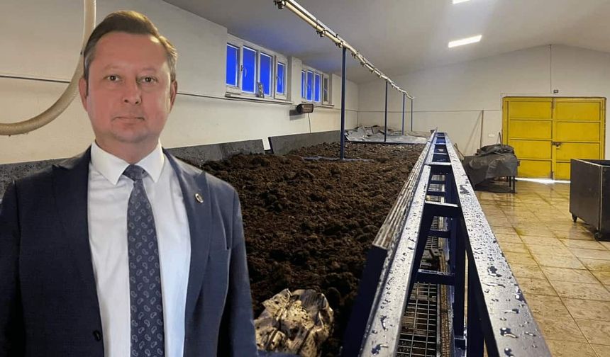 Eskişehir’de çöpe gidecek atıklar 10 milyon solucanla gübreye dönüşüyor