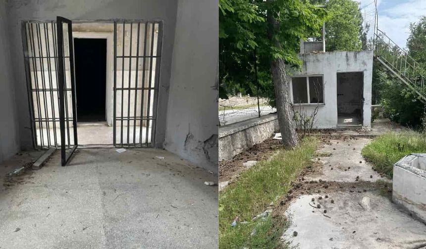 Eskişehir'de uzun yıllar kapalı cezaevi olarak hizmet veren bina kaderine terk edildi