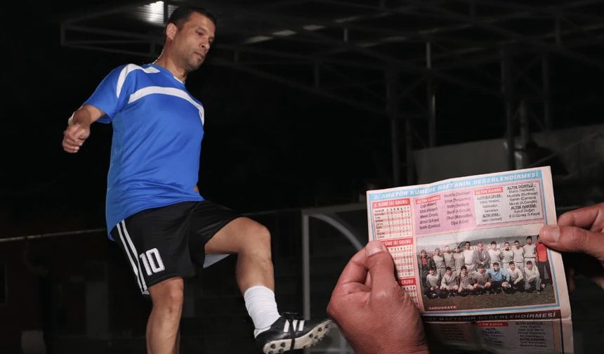 Eskişehir'in en yaşlı aktif futbolcusu yeşil sahalara veda etti!