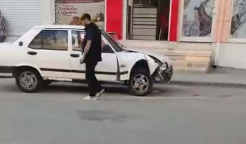 Eskişehir'de korkutan kaza: Aşırı hız yapan sürücü çarpışmadan kaçamadı