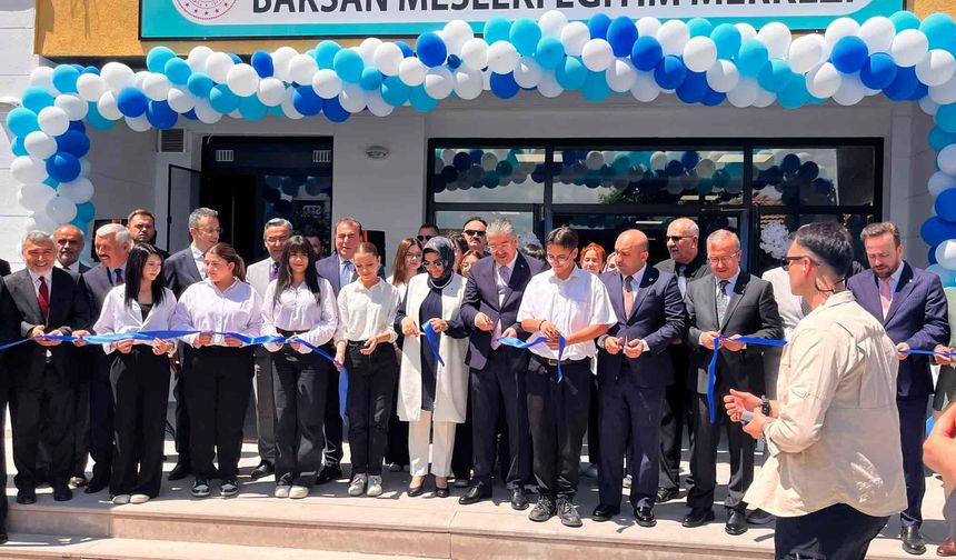 Baksan Mesleki Eğitim Merkezi’nin açılışı gerçekleşti