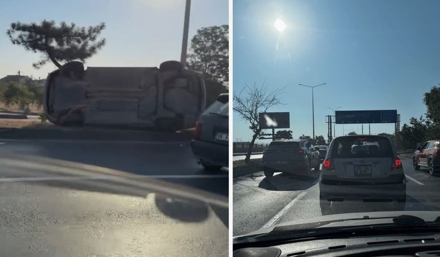 Eskişehir Çevre Yolu'nda kaza: Ankara yönünde trafik durma noktasına geldi