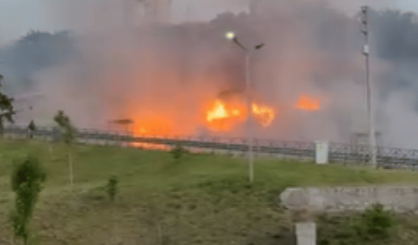 Eskişehir'de alkollü şahıs yangın çıkardı