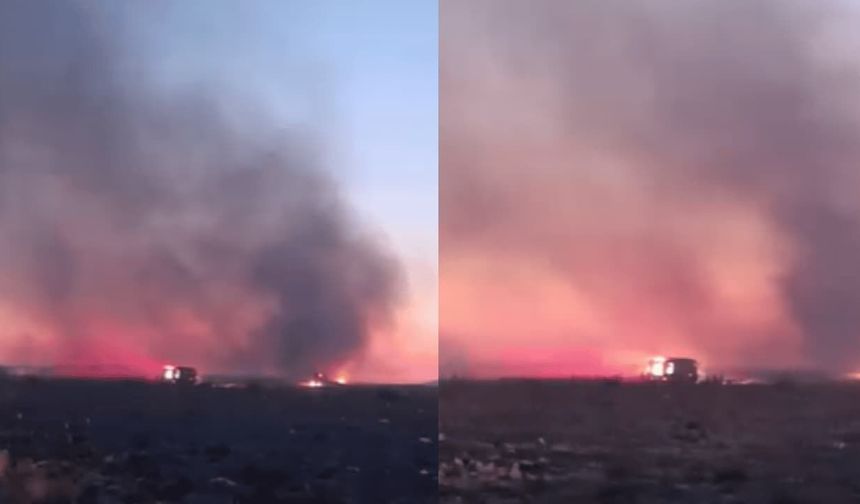 Eskişehir'de bir yangın daha: Dumanlar gökyüzünü kapladı