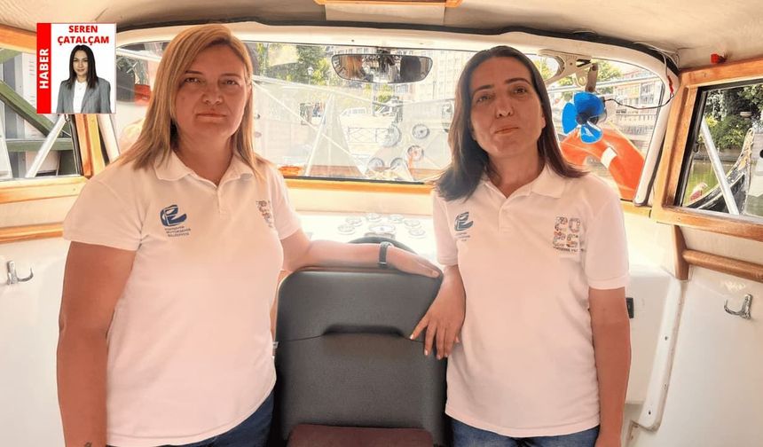 Porsuk Çayı'nda dümeni kadınlar tutuyor