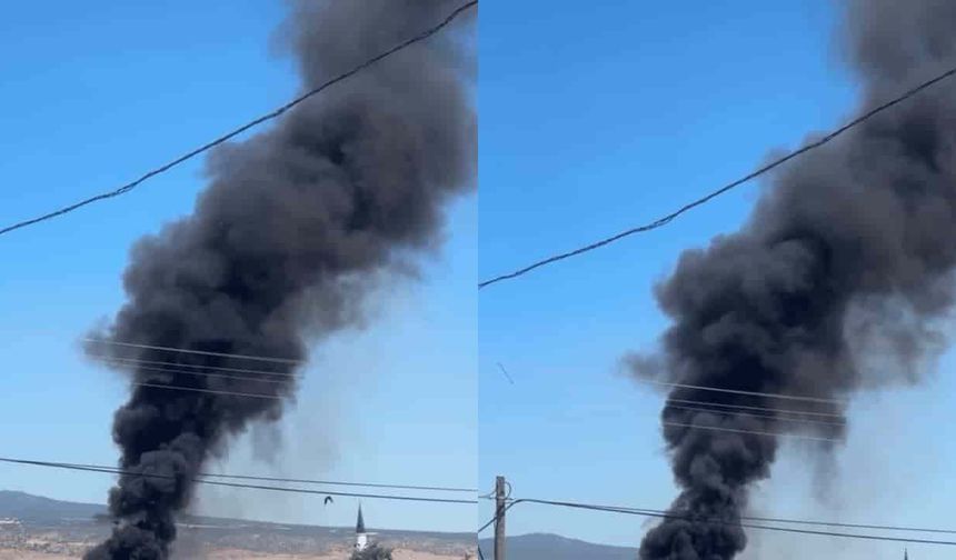 Eskişehir'de yangın: Kara dumanlar tüm kenti kapladı