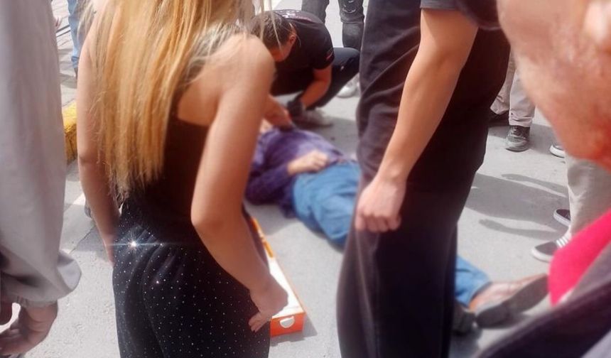 Eskişehir'de yaşı küçük motosikletli yayaya çarptı: 1 yaralı
