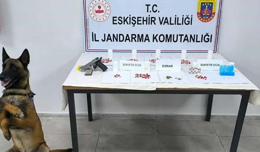 Eskişehir'de yasaklı madde operasyonu: 2 şüpheliden 1'i tutuklandı
