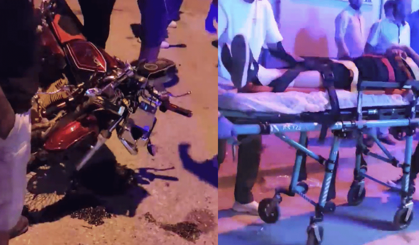 Eskişehir'de iki motosiklet kafa kafaya çarpıştı: 2 genç yaralandı