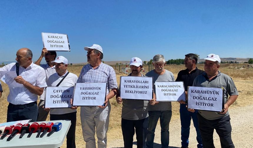 Karacahöyük’te demir yolu tepkisi: “Tarım arazileri ikiye bölündü”