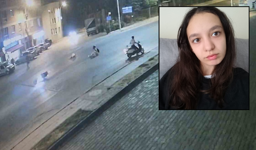 Eskişehir'de motosikletin çarptığı 16 yaşındaki Birsen yaşam mücadelesi veriyor