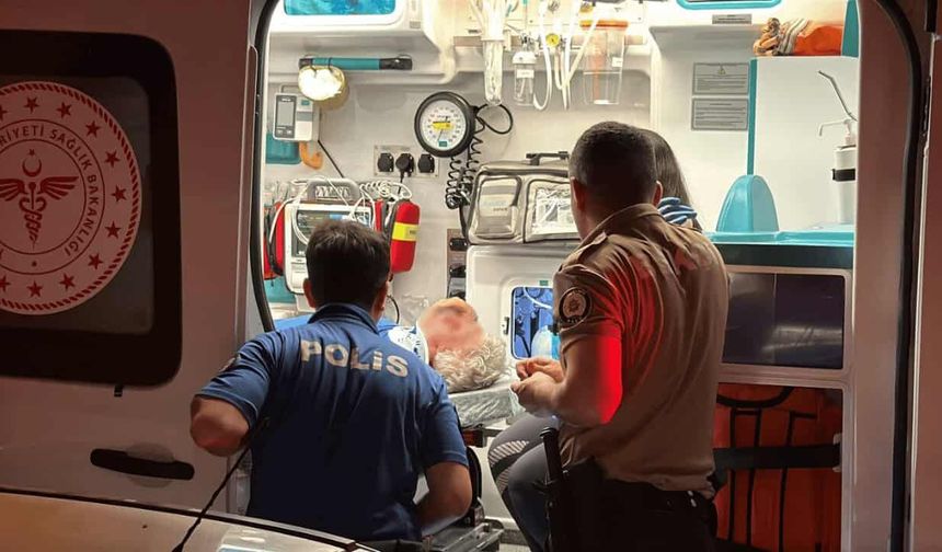 Eskişehir'de darp edilen yaşlı adam sokağın ortasında bayıldı