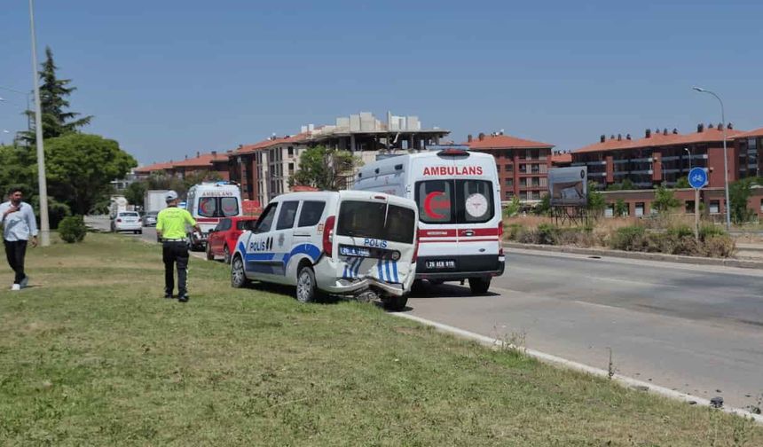 Eskişehir'de polis aracının karıştığı kazanın detayları belli oldu: 1'i polis 1'i bekçi toplam 6 yaralı