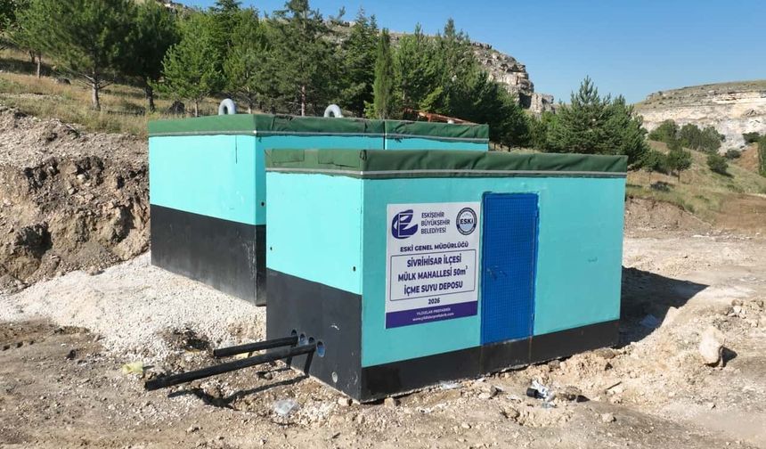 Eskişehir'in 4 mahallesinde yeni su depoları hizmete açıldı