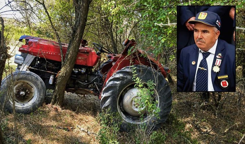 Traktörün altında kalan Kıbrıs Gazisi feci şekilde can verdi