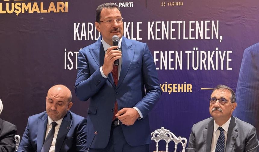 AK Partili Yavuz Eskişehir'de seçim tarihini açıkladı