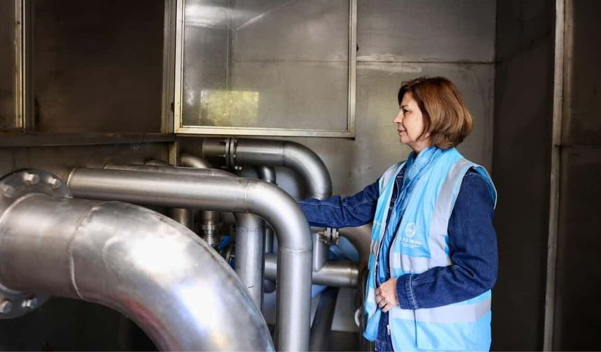 Başkan Ünlüce, Kalabak Suyu tesislerini ziyaret etti