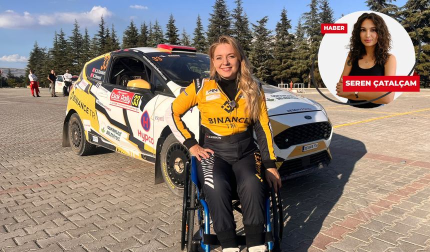Dünyanın ilk engelli kadın rally pilotu Eskişehir’de