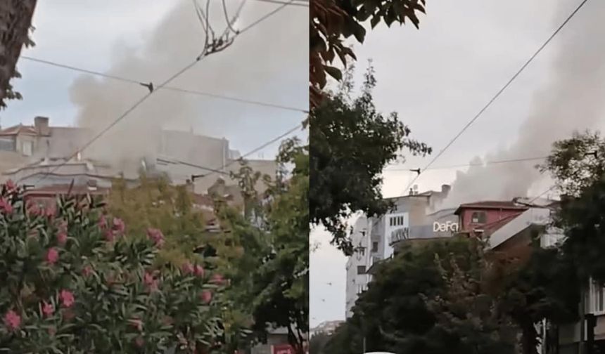 Eskişehir'deki iş yerinde yangın