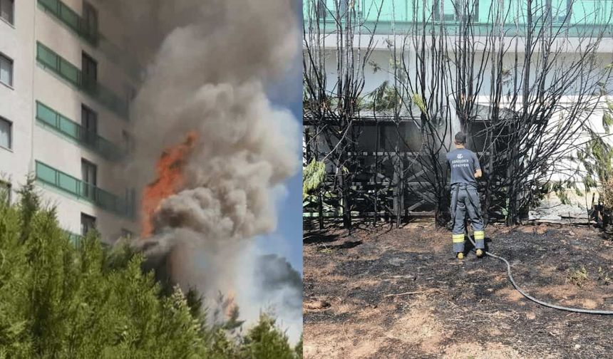 Gökmeydan Mahallesi'nde yangın paniği