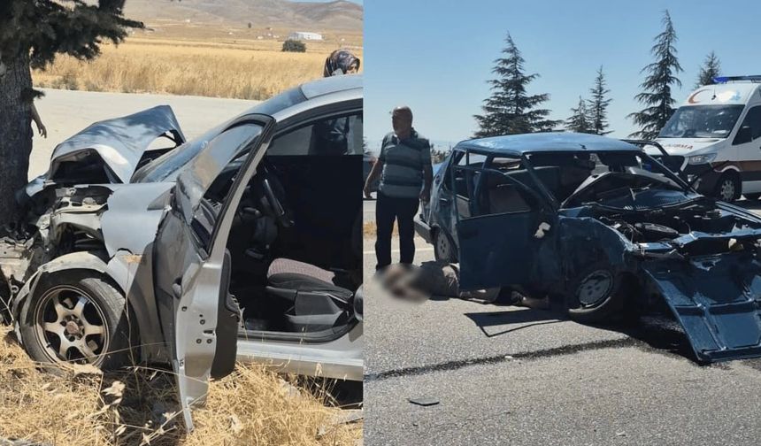 Sivrihisar-Eskişehir yolunda feci kaza! 1’i bebek 6 yaralı