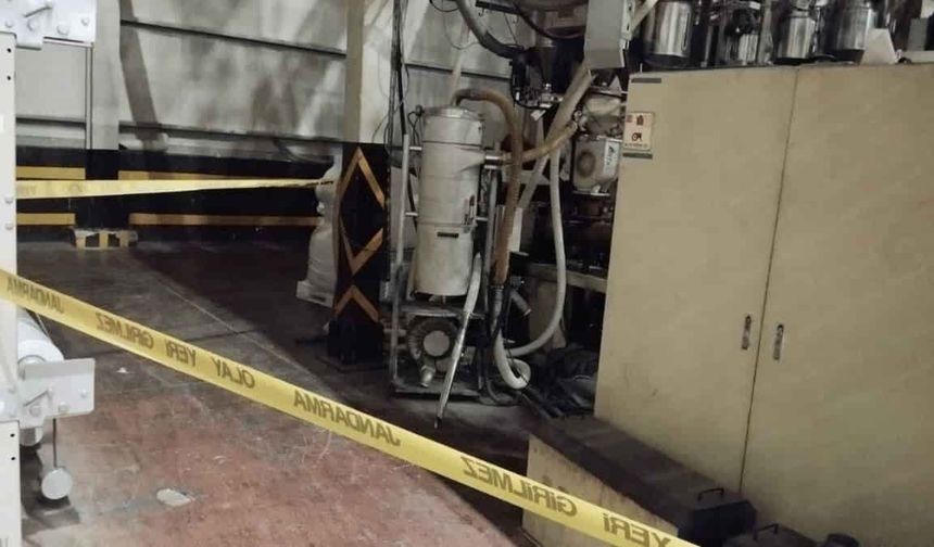 Fabrikada feci olay: 24 yaşındaki işçi hayatını kaybetti