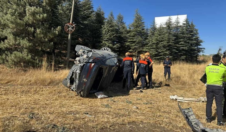 Kontrolden çıkan araç devrildi: 58 yaşındaki sürücü hayatını kaybetti