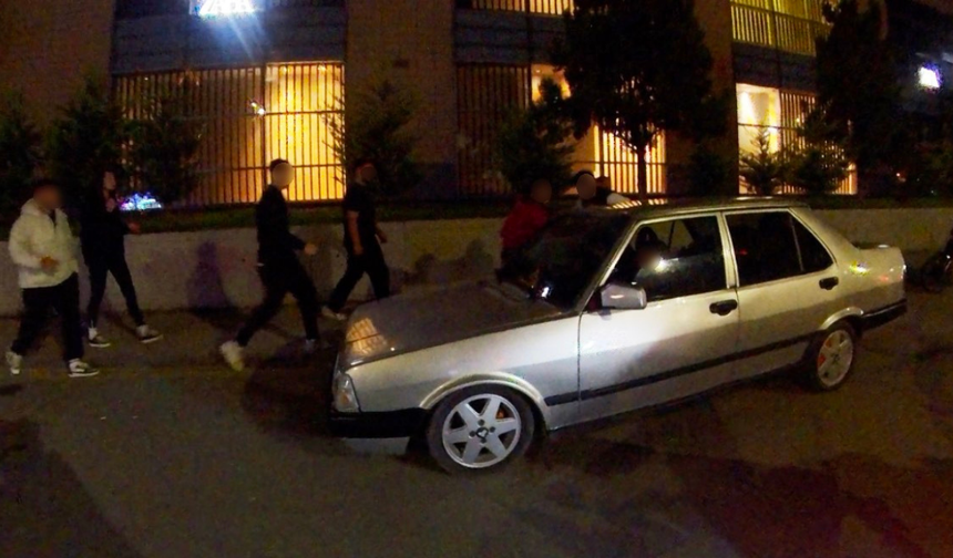 Eskişehir'de AVM önündeki saldırı kask kamerasına yansıdı