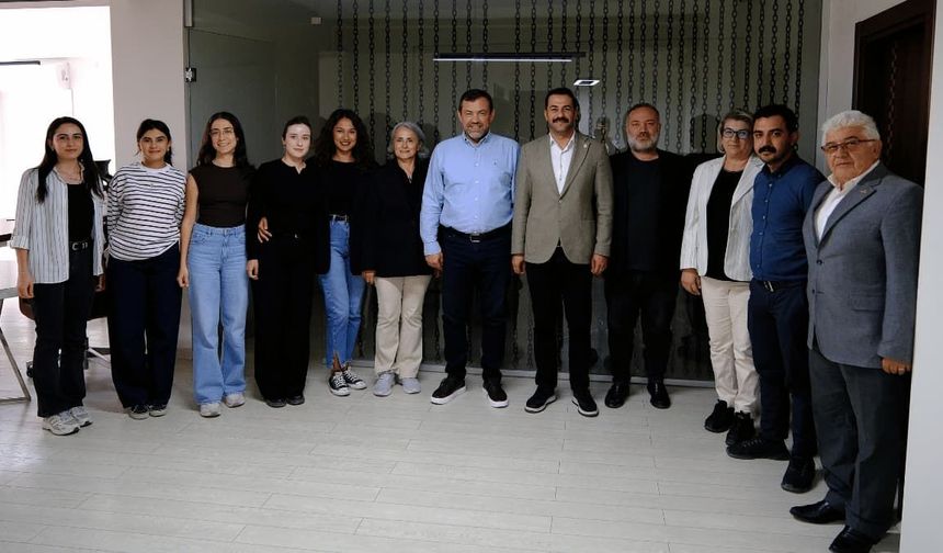 YENİ Parti Eskişehir heyetinden Sedef Medya'ya ziyaret