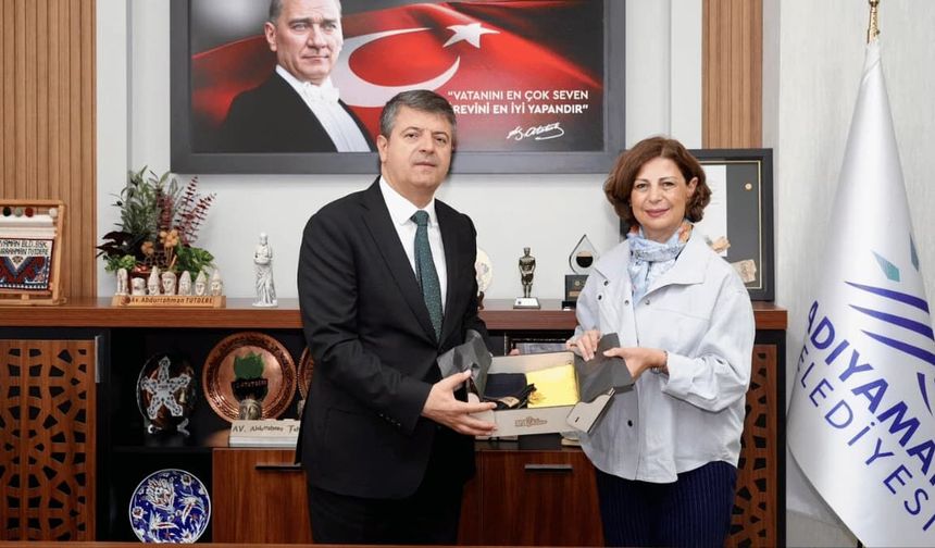 Başkan Ünlüce'den Adıyaman Belediye Başkanı Tutdere'ye ziyaret