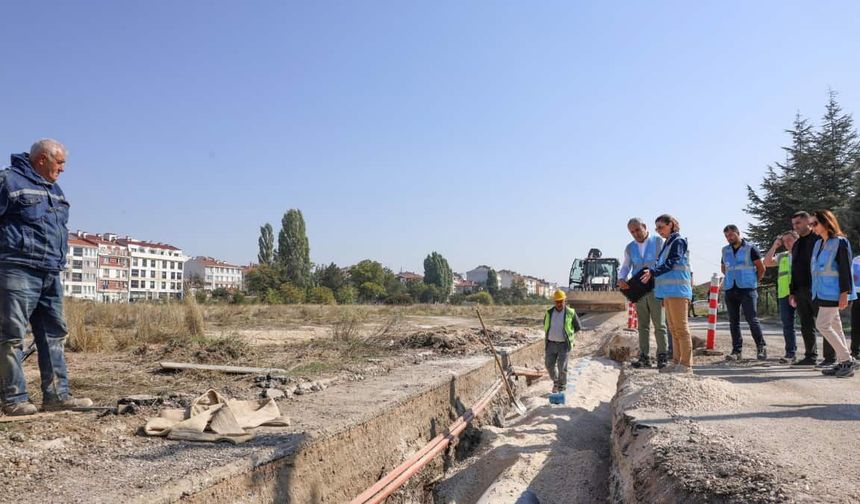 Eskişehir’de altyapı yatırımlarında yeni çalışmalar başladı