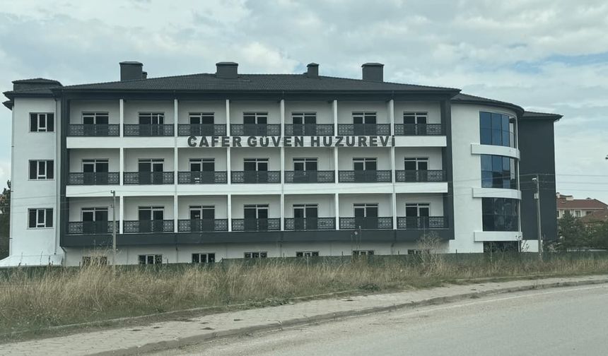 Cafer Güven’in kendi adını taşıyan huzurevi bitmek üzere