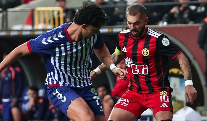 Beykan Şimşek sahneye çıktı: Eskişehirspor son dakikada bir puana tutundu