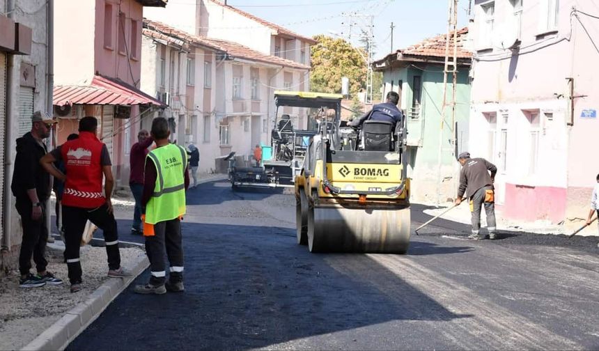 Eskişehir Caddesi'nde altyapı ve yol çalışmaları tamamlandı