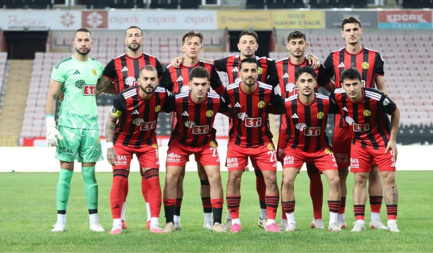Eskişehirspor ilk yarıda umduğunu bulamadı