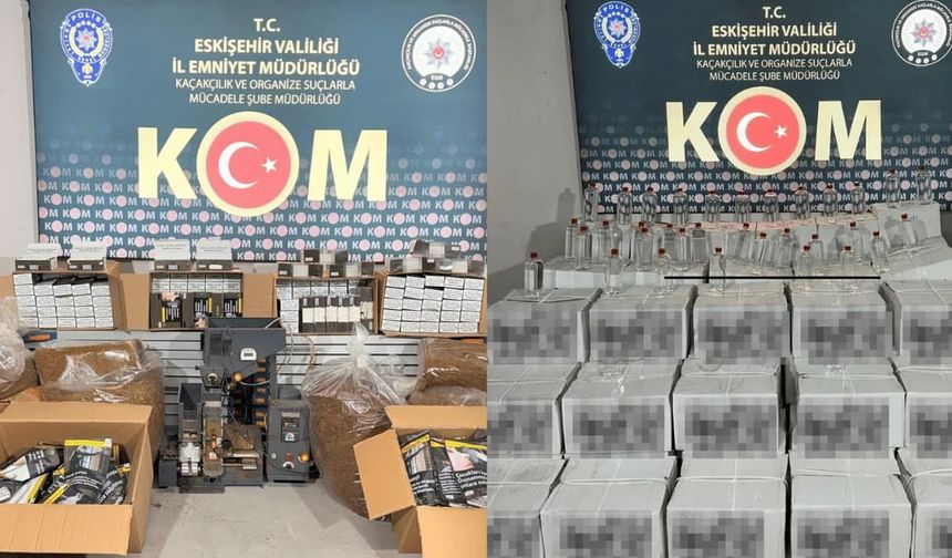Eskişehir’de kaçakçılık operasyonu: Bin litre etil alkol ele geçirildi